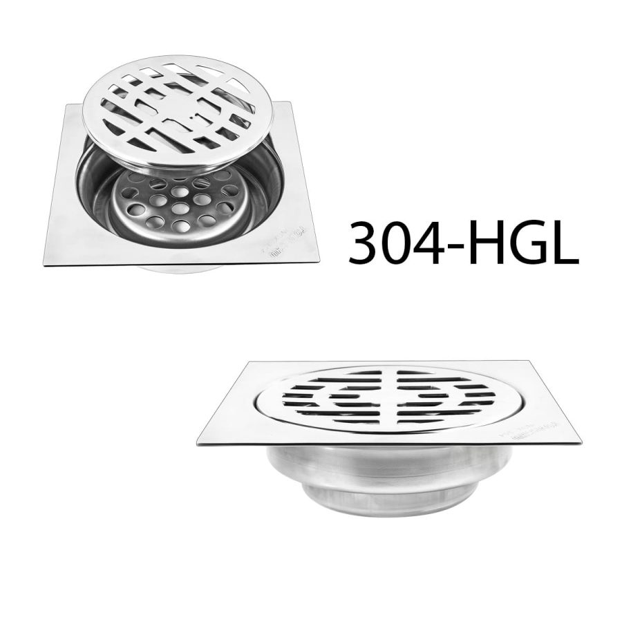 Thoát sàn 1 tấc 5 inox 304 Tovashu HGL