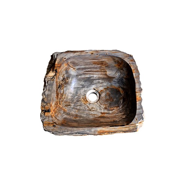 Chậu lavabo đặt bàn Kanly gỗ hóa thạch WDM04i