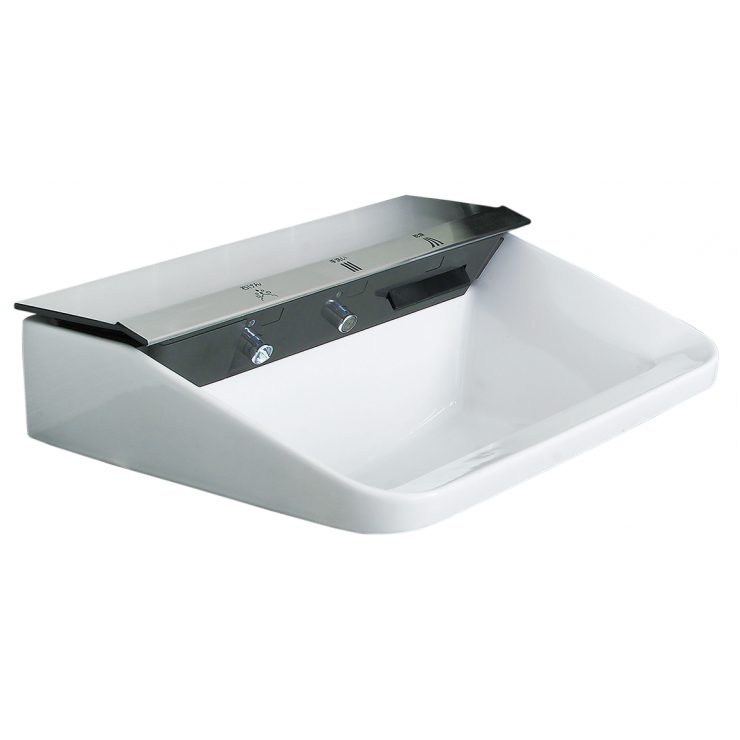 Chậu rửa lavabo treo tường INAX L-C11A3-AS (LC11A3AS) tích hợp chức năng tự động