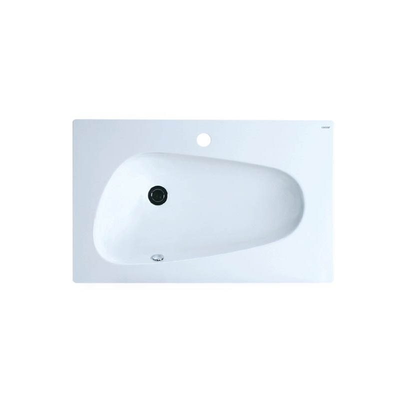 Chậu lavabo dương vành Caesar LF5036