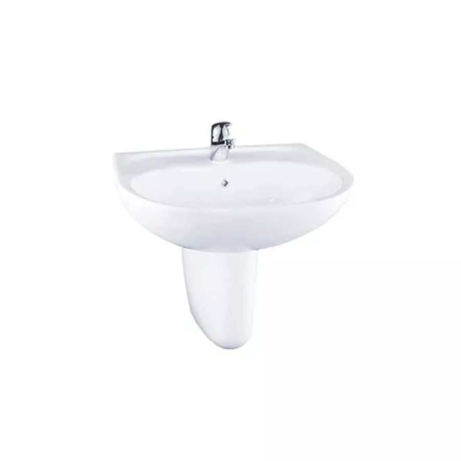 Chậu lavabo treo tường TOTO LHT236CS#W chân lửng
