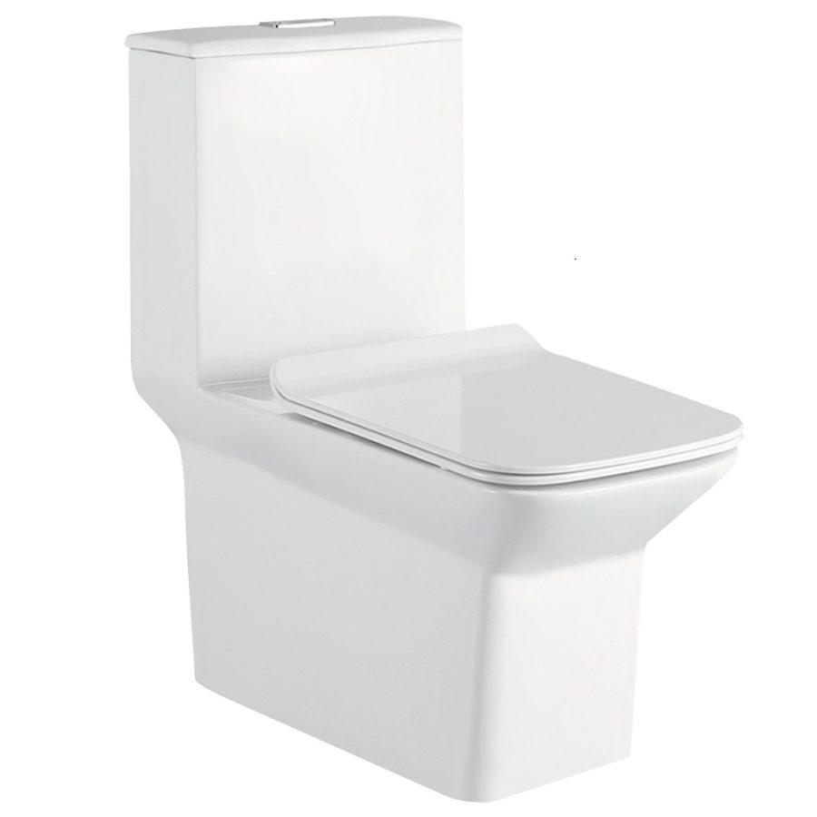 Bồn cầu 1 khối LUXTA LT-104 nắp êm