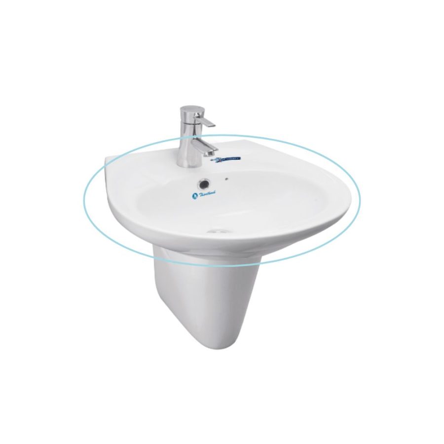 Chậu rửa mặt lavabo treo tường Thiên Thanh LT04LLT