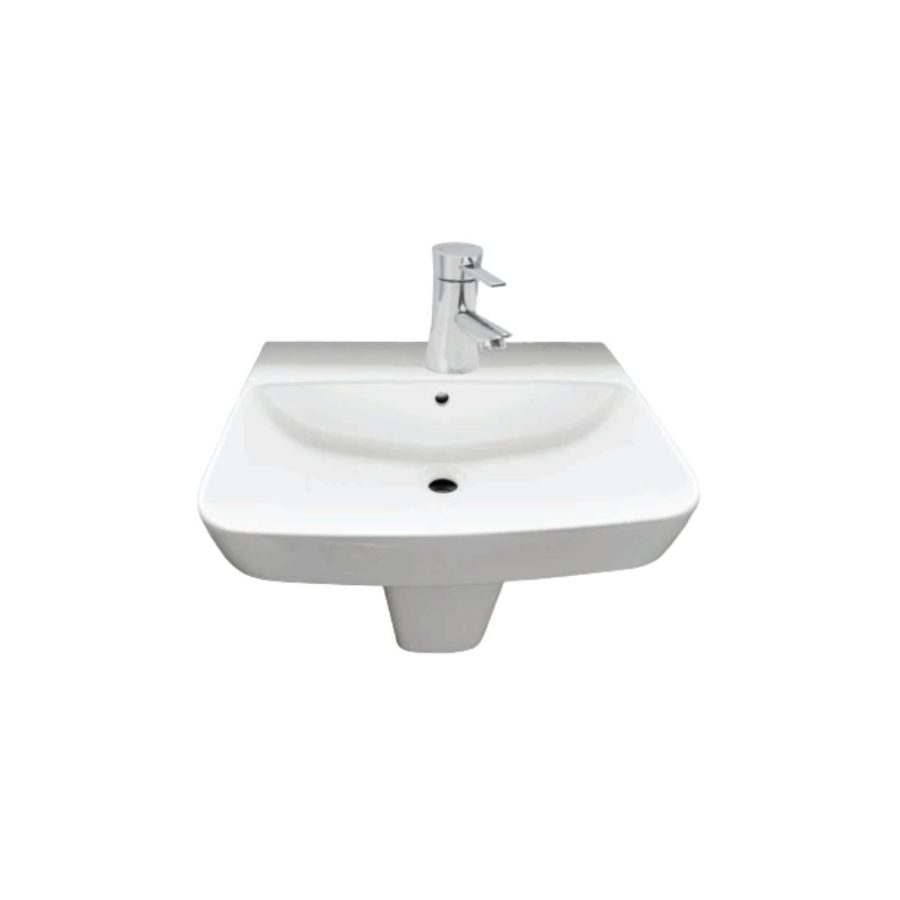 Chậu rửa mặt lavabo treo tường chân lửng Thiên Thanh LV02