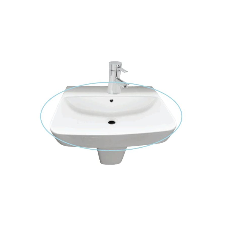 Chậu rửa mặt lavabo treo tường Thiên Thanh LV02-LAVABO