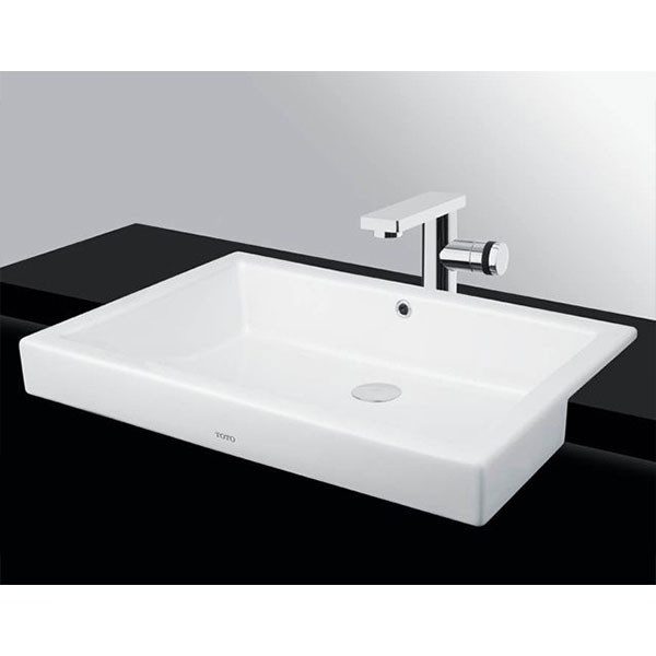 Chậu rửa mặt lavabo bán âm TOTO LW646JW/F#W