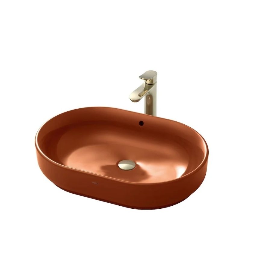 Chậu rửa lavabo đặt bàn TOTO LW896JW/F#SCR (LW896JWFSCR) màu đỏ