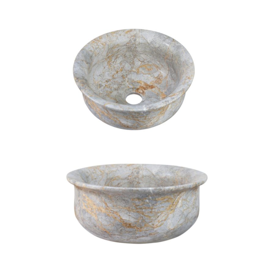 Chậu lavabo đặt bàn Kanly mini đá Marble MAR61V