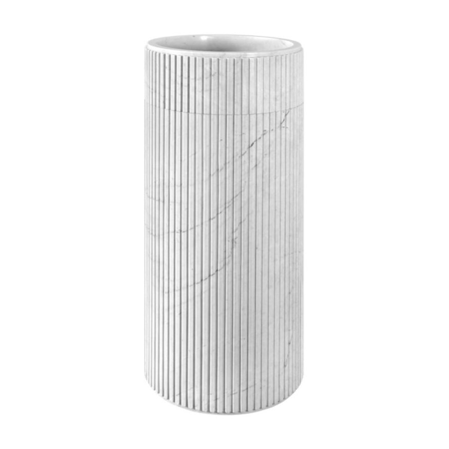 Chậu lavabo trụ đứng Kanly đá marble MAR83EV.02