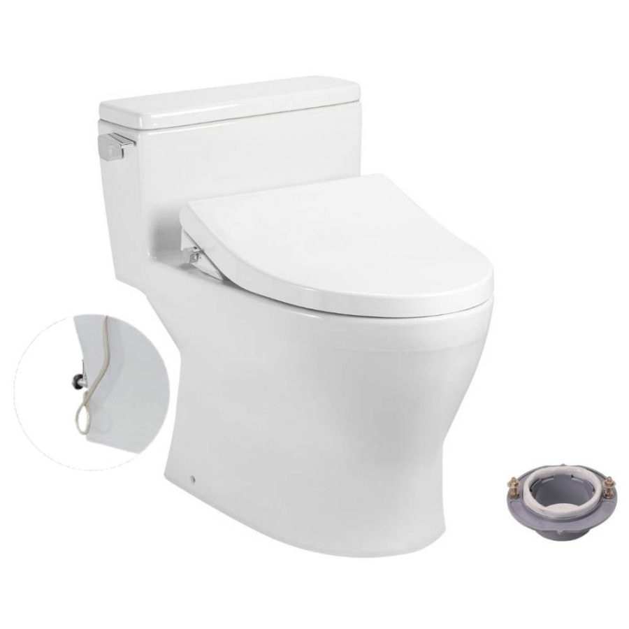 Bồn cầu TOTO MS188VKE4/T53P100VR 1 khối nắp rửa cơ TCW1211A
