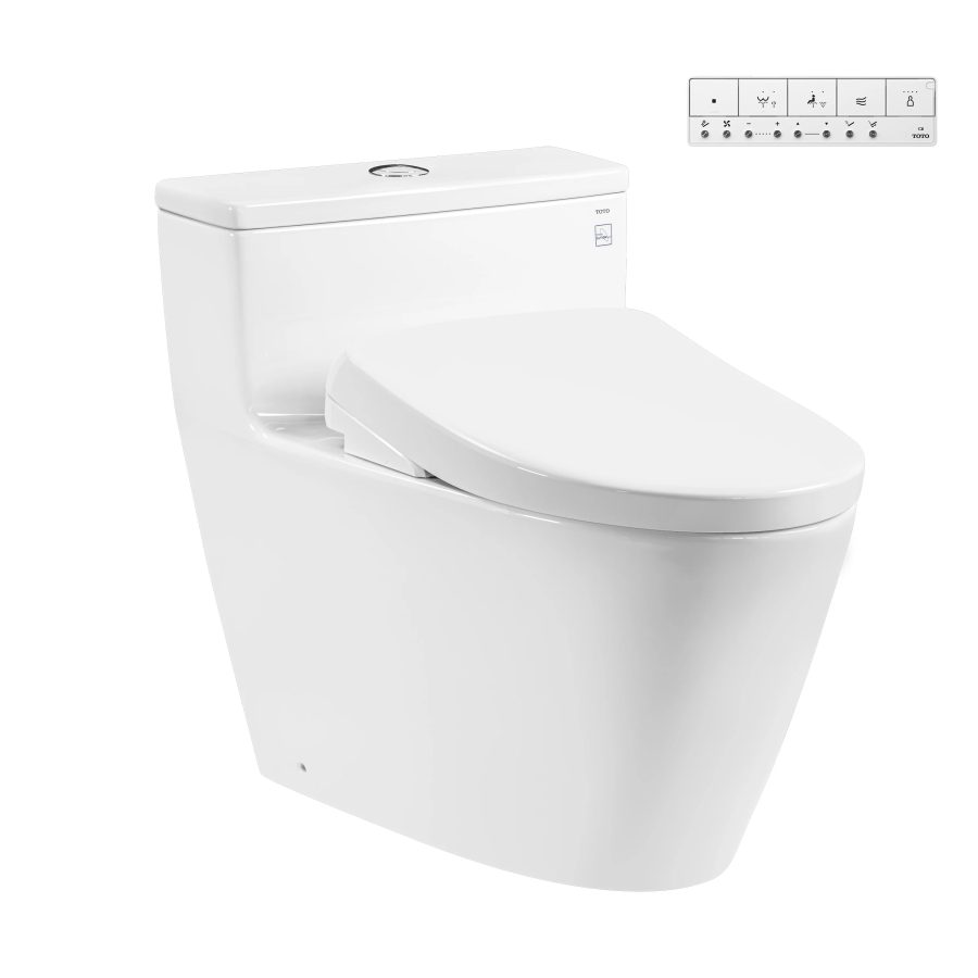 Bồn cầu TOTO MS625CDW23 1 khối nắp điện tử Washlet S7 TCF47360GAA giấu dây
