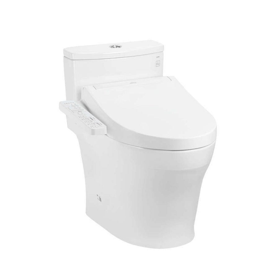 Bồn cầu TOTO MS885CDW17 1 khối nắp điện tử Washlet C2 TCF23460AAA giấu dây