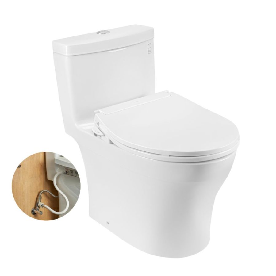Bồn cầu TOTO MS889DRE6 1 khối nắp rửa cơ TCW11S MS889DRE6#XW