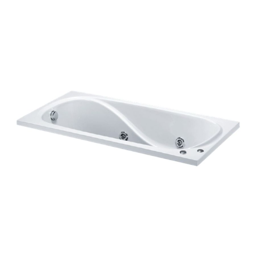 Bồn tắm xây 1m7 massage Caesar MT0170