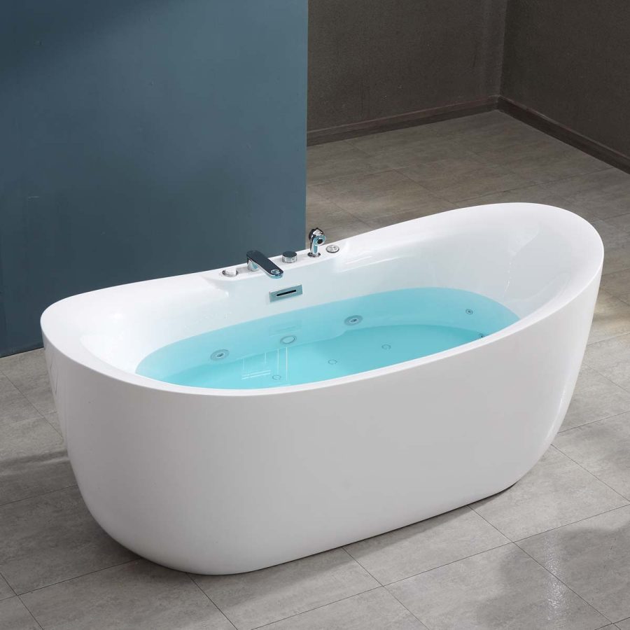 Bồn tắm đặt sàn massage 1.7m MOWOEN MW8305BFB-170.MS