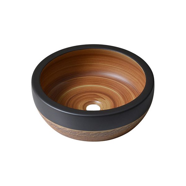 Chậu lavabo đặt bàn Kanly sứ hoa văn SU015