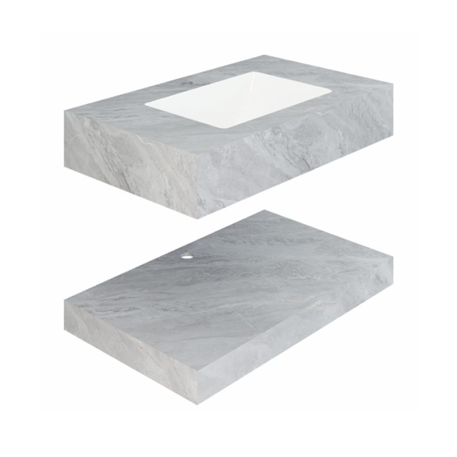 Chậu lavabo âm bàn đá 2 tầng Viglacera NY54-9GP01