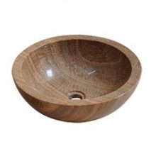Hình ảnh thực tế Chậu lavabo trụ đứng Kanly đá dăm kết MAR71CV
