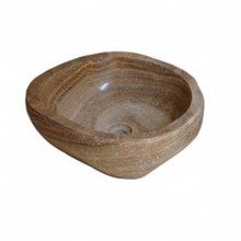 Hình ảnh thực tế Chậu lavabo đặt bàn Kanly bằng đồng BL6022