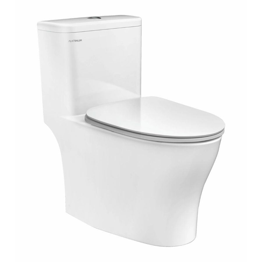 Bồn cầu 1 khối Viglacera Platinum P.11.321 nắp êm