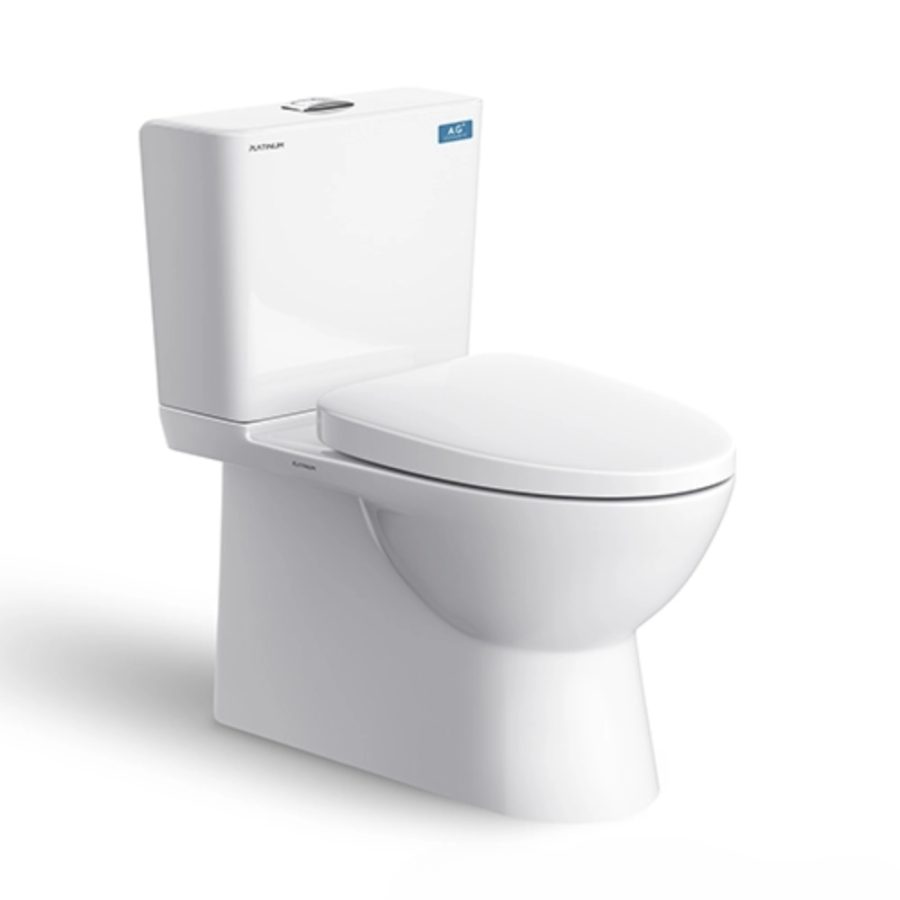 Bồn cầu 2 khối Waterfall Viglacera Platinum P.12.600 nắp êm