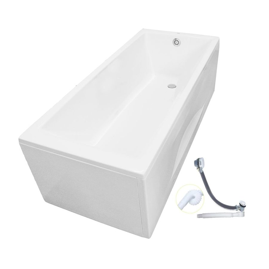 Bồn tắm yếm TOTO PAY1725VC#W/TVBF411 nhựa 1m7 gồm bộ xả thải