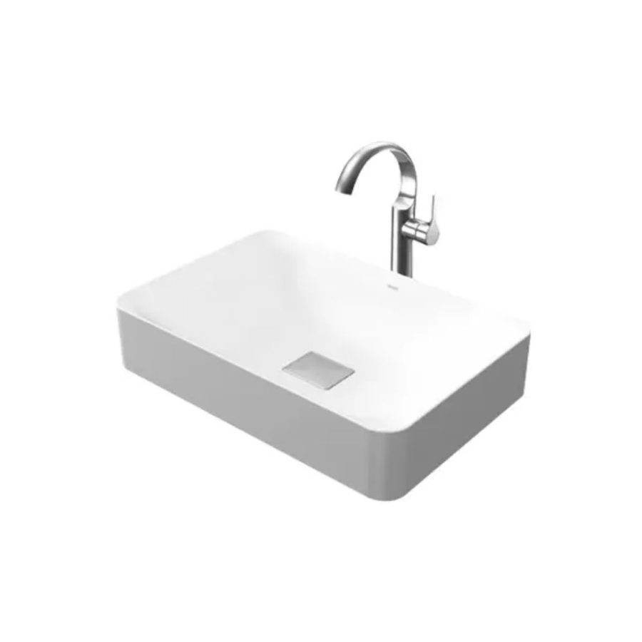 Chậu lavabo đặt bàn Galalato TOTO PJS03WE#GW (PJS03WEGW) trắng bóng