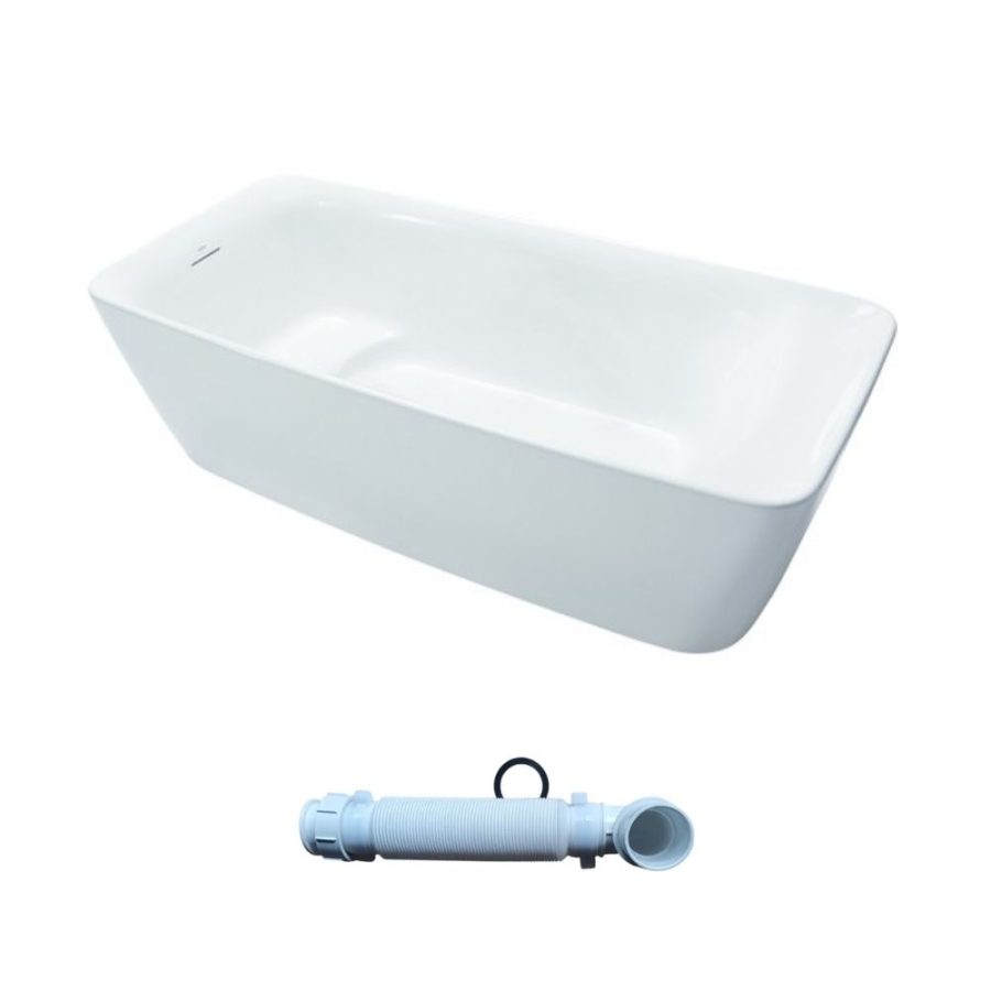 Bồn tắm TOTO PJY1724WPWEN#MW/TVBF412 GALALATO đặt sàn 1m7 gồm ống thải