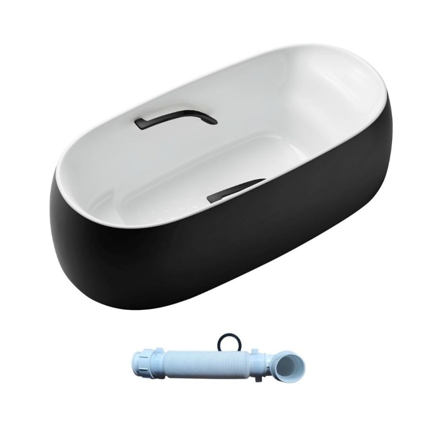 Bồn tắm TOTO PJY1744BHPWEN#TBL/TVBF412 GALALATO đặt sàn 1m7 tay vịn gồm ống thải