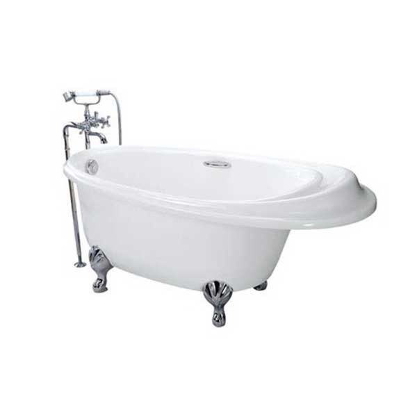 Bồn tắm đặt sàn TOTO PPY1610HIPTE#S ngọc trai 1m6 tay vịn