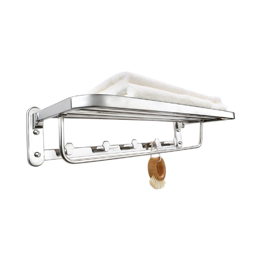 Thanh treo khăn 5 móc vợt inox 304 Tovashu PS2