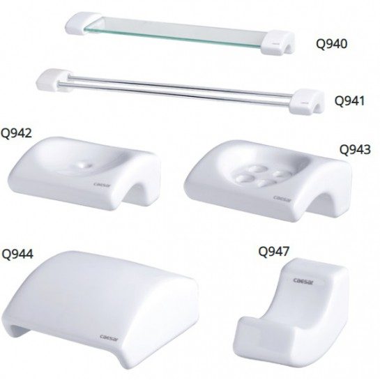 Bộ phụ kiện sứ 6 món Caesar Q940-A6 (Q940A6)