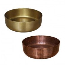 Hình ảnh thực tế Chậu lavabo đặt bàn Kanly bằng đồng BL5222