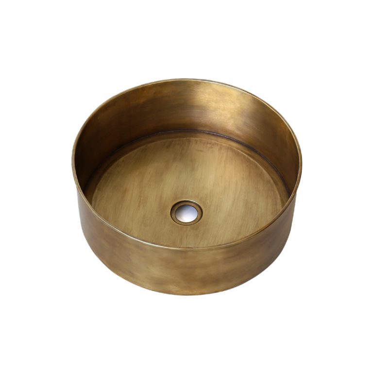 Chậu lavabo đặt bàn Kanly bằng đồng RSC601