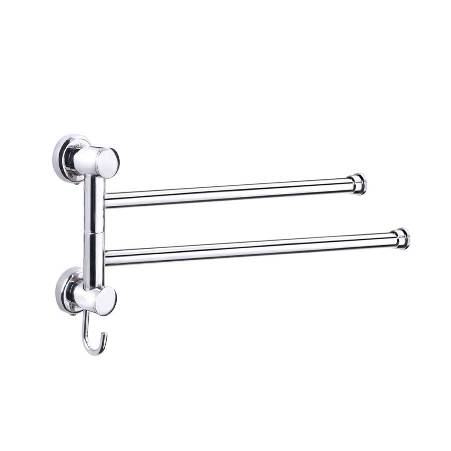 Móc áo 2 chia nắp tròn Inox 304 Tovashu S2T