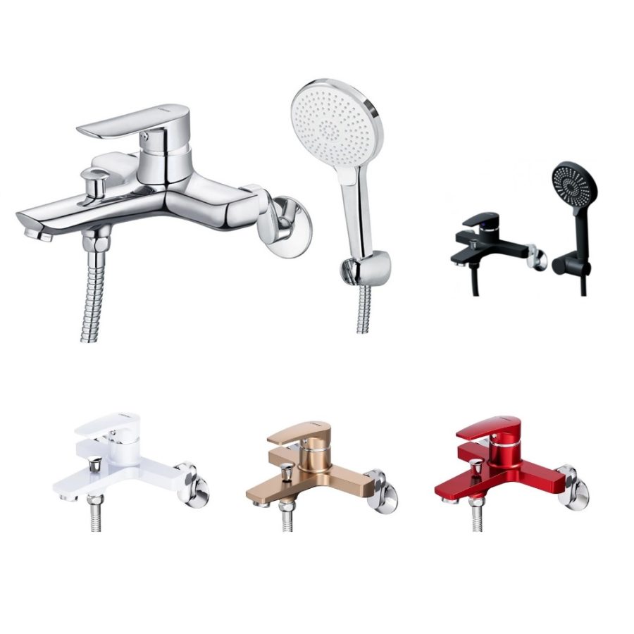Bộ vòi sen tắm nóng lạnh Caesar S393C / CB / CW / CR / CG