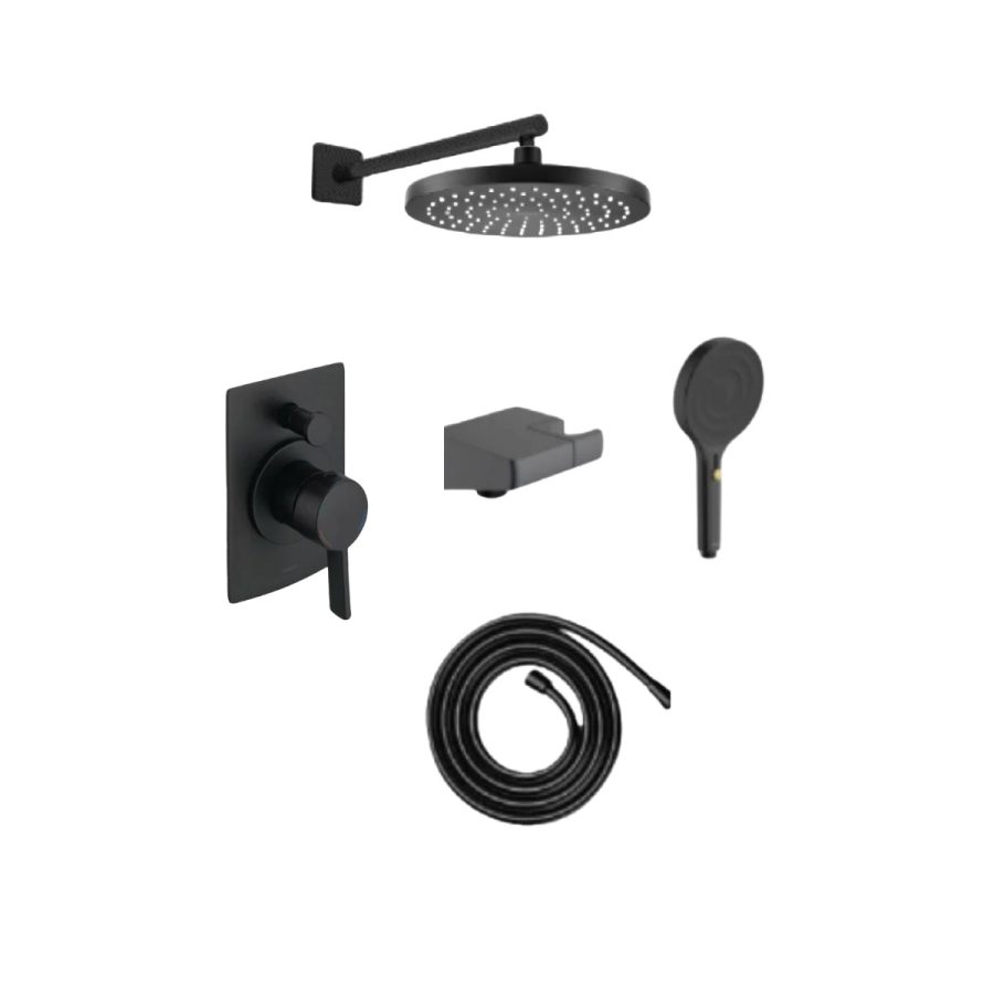 Sen tắm âm tường 2 đường nước nóng lạnh MOEN SA1201BL+M22021ABL+T57143BL+R3500BL+HH202022BL+737BL+A716BL