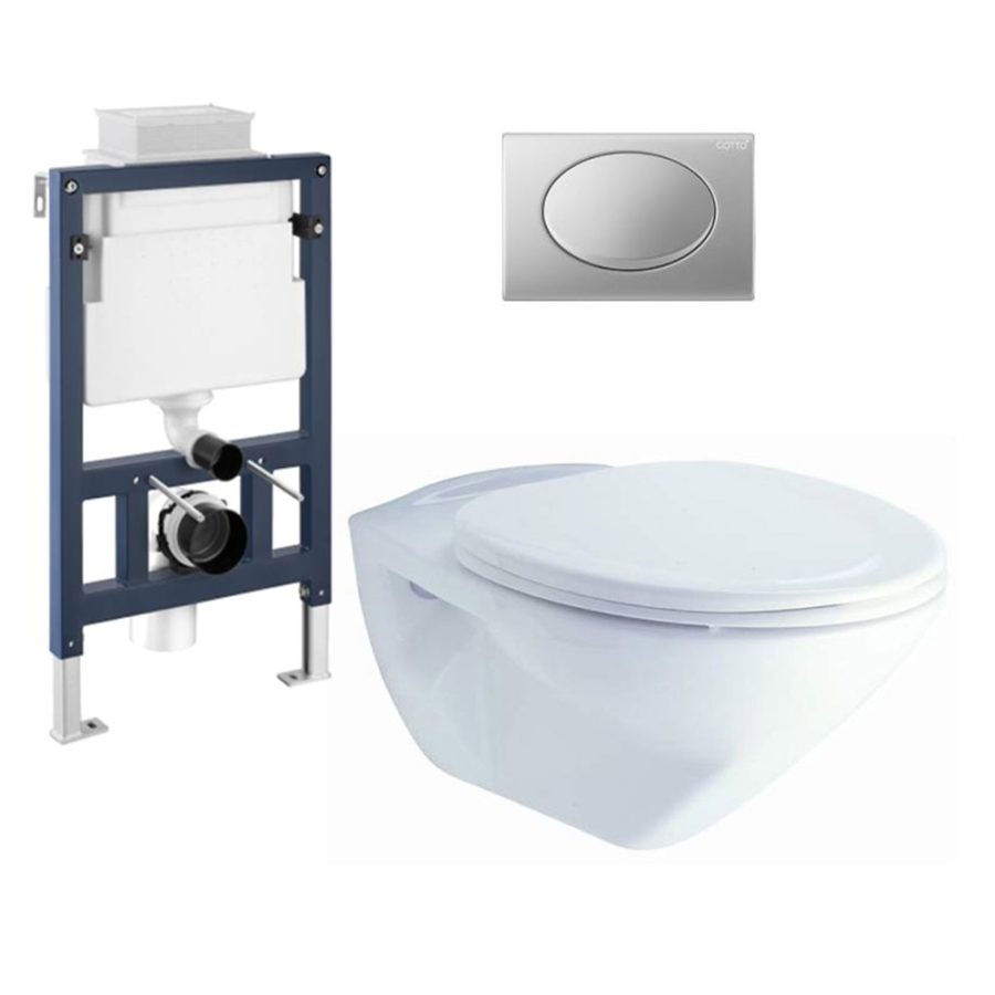 Bồn cầu treo tường COTTO SC199(T) nắp êm dòng Avanti