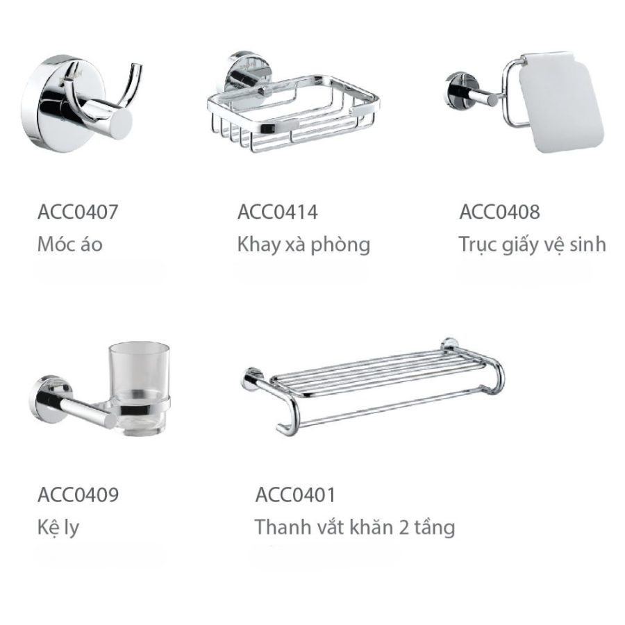 Bộ phụ kiện nhà tắm STEROPE MOEN