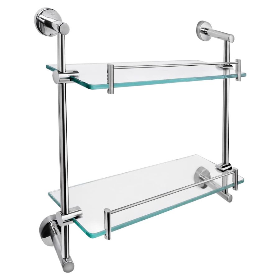 Kệ kiếng 2 tầng inox 304 Tovashu T2