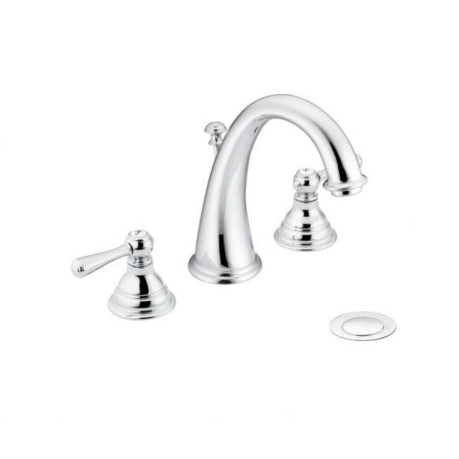 Bộ vòi lavabo nóng lạnh 3 lỗ MOEN Kingsley T6125