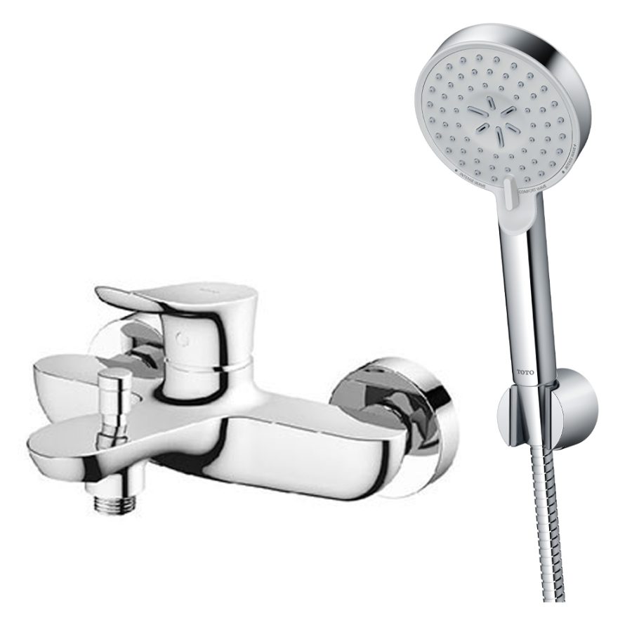 Bộ sen tắm TOTO TBG01302VA/TBW07009A nóng lạnh (3 chế độ)