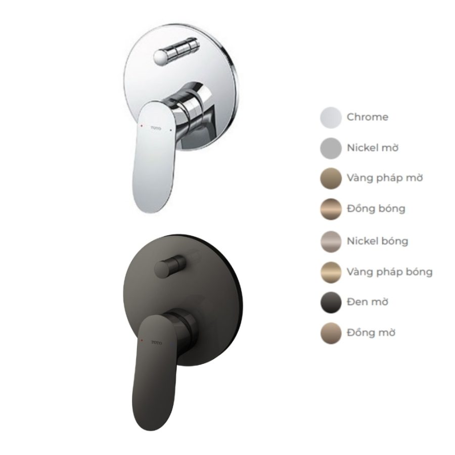 Van gật gù TOTO TBG01304BA điều chỉnh nóng lạnh kèm nút chuyển hướng