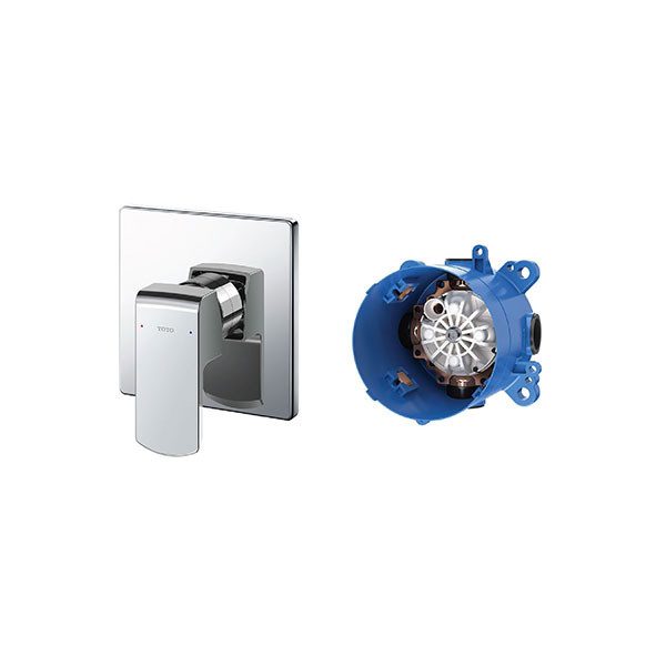 Van gật gù TOTO TBG02303BA/TBN01001B điều chỉnh nóng lạnh kèm phụ kiện âm tường