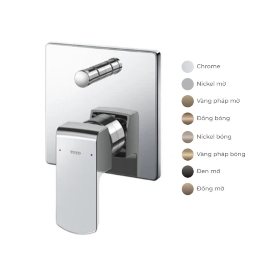 Van gật gù TOTO TBG02304BA điều chỉnh nóng lạnh kèm nút chuyển hướng
