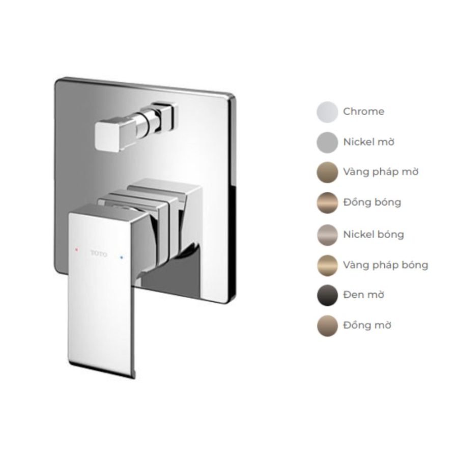 Van gật gù TOTO TBG08304VA điều chỉnh nóng lạnh kèm nút chuyển hướng
