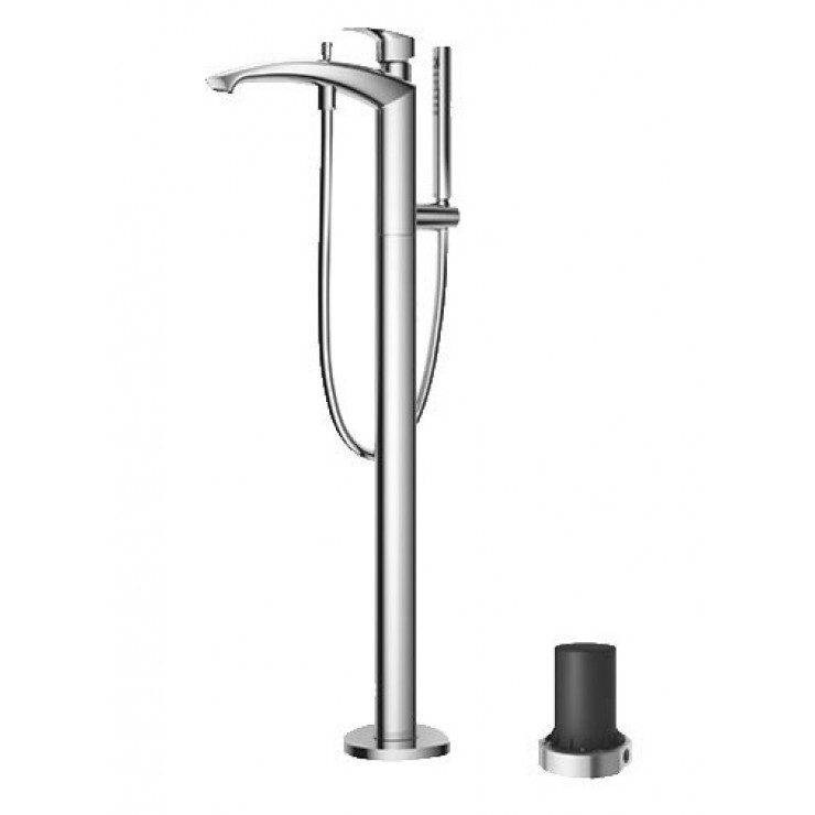 Vòi xả bồn tắm TOTO TBG09306AA/TBN01105B đặt sàn nóng lạnh (kèm đế)