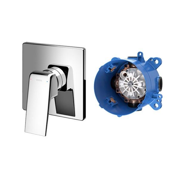 Van gật gù TOTO TBG10303VA/TBN01001B điều chỉnh nóng lạnh kèm phụ kiện âm tường
