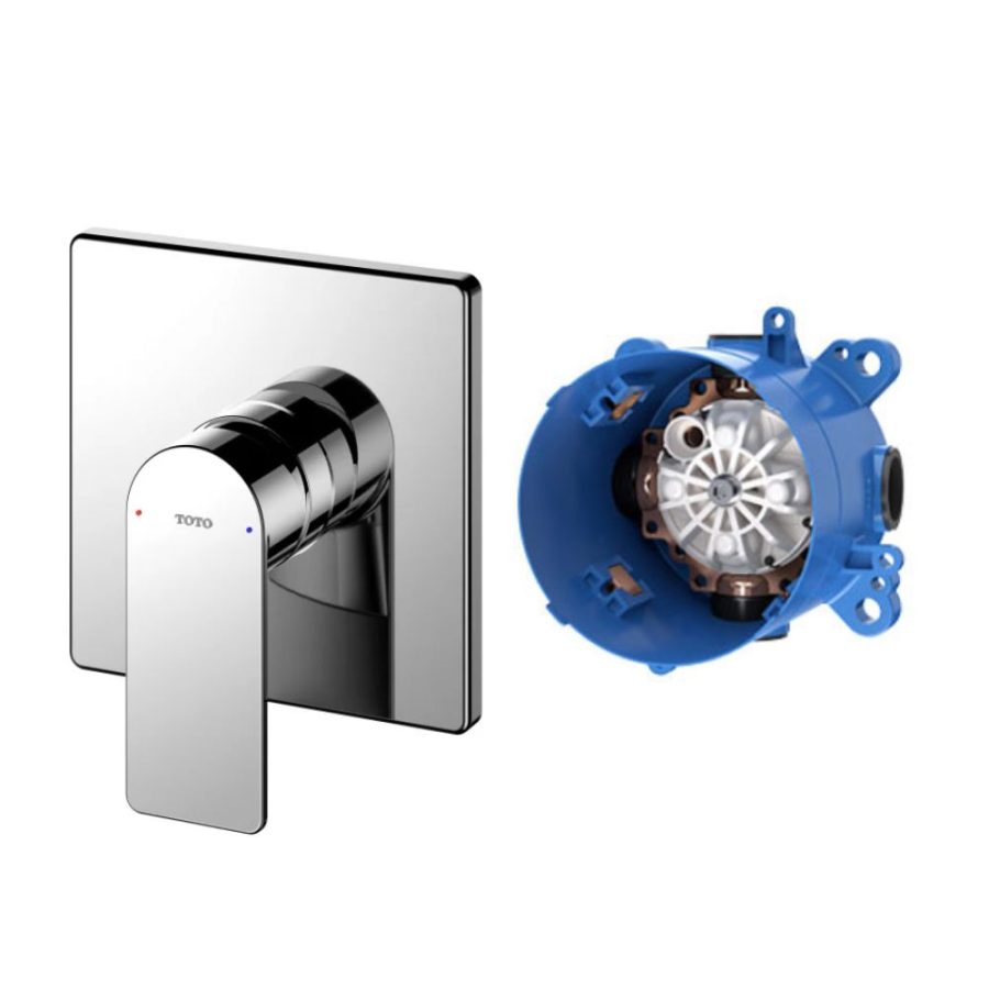 Van gật gù TOTO TBG13303A/TBN01001B điều chỉnh nóng lạnh kèm phụ kiện âm tường