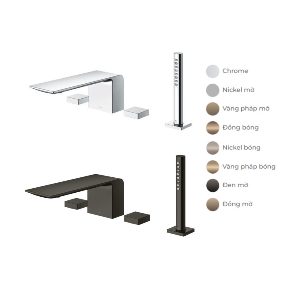 Vòi xả bồn tắm TOTO TBP02202AA nóng lạnh kèm tay sen